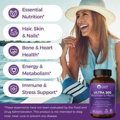 Vitamin World frasco en mano para comparar tamaño y dosis cotidiana