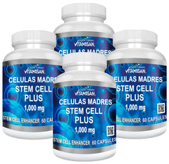 VITAMISAN pack 4 botellas frontales, conveniencia de suministro prolongado