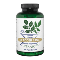 Vitanica Bladder Ease frente del empaque mostrando presentación y beneficio