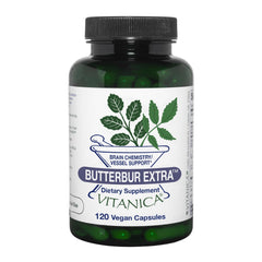 Vitanica Butterbur Extra botella con cápsulas para uso diario