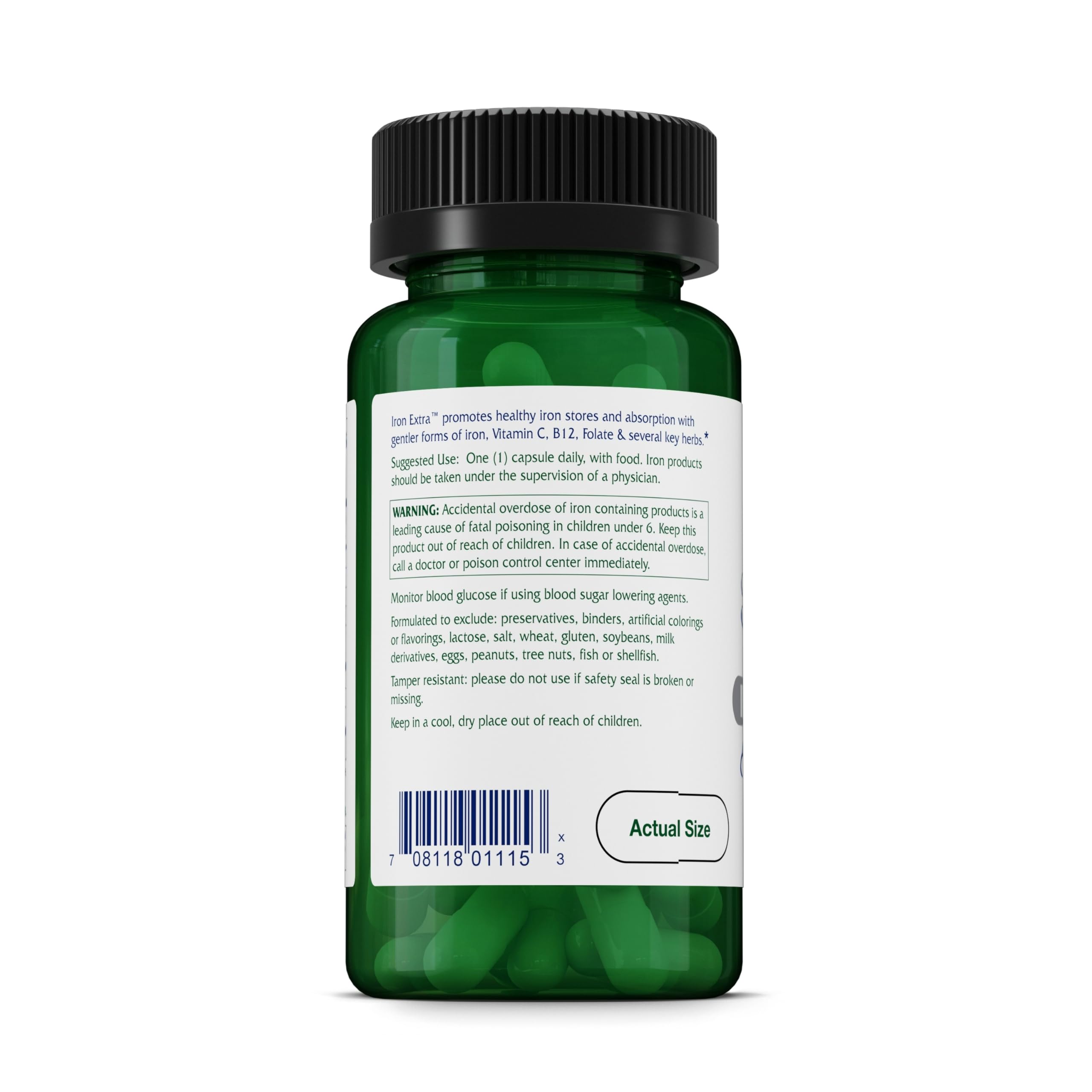 Vitanica textura de cápsula en primer plano, suavidad y absorción