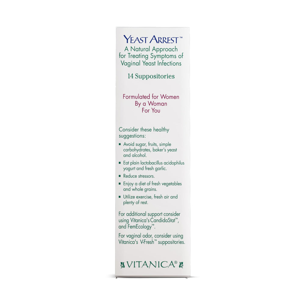 Vitanica Yeast Arrest detalle de textura de manteca de cacao, suavidad protectora