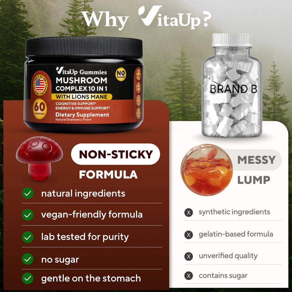 VitaUp gomitas integradas en una rutina matinal para energía