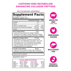 Vitauthority Collagen Burn, cucharada para consumo diario.