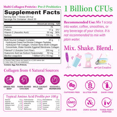 Vitauthority Multi Collagen Probiotics cuchara medidora para dosis diaria