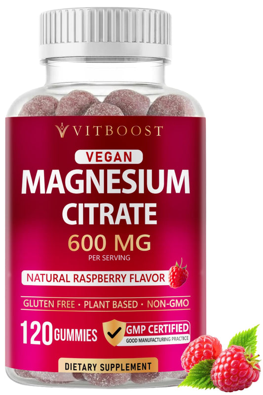 VITBOOST frontal del envase mostrando etiqueta y cantidad 120 gomitas