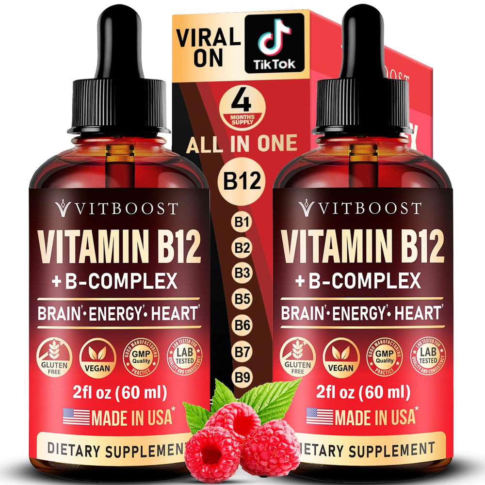 VITBOOST envase frontal mostrando gotas y diseño, fácil identificación y uso