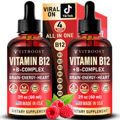 VITBOOST envase frontal mostrando gotas y diseño, fácil identificación y uso