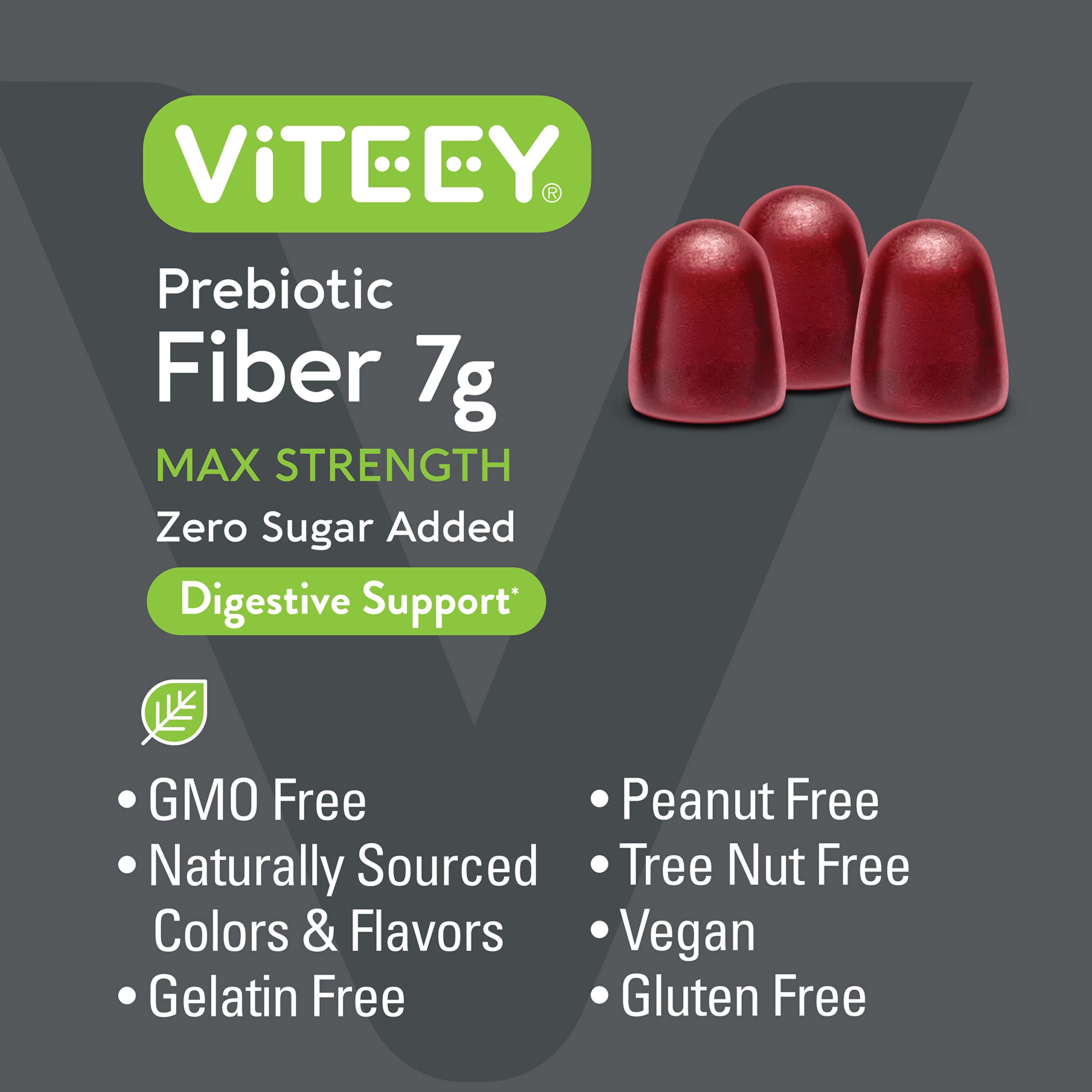 Viteey etiqueta con ingredientes limpios y beneficios para la digestión