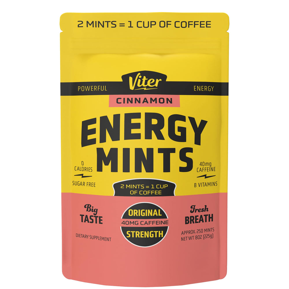 Viter Energy bolsa delante con sabor canela y rápido impulso