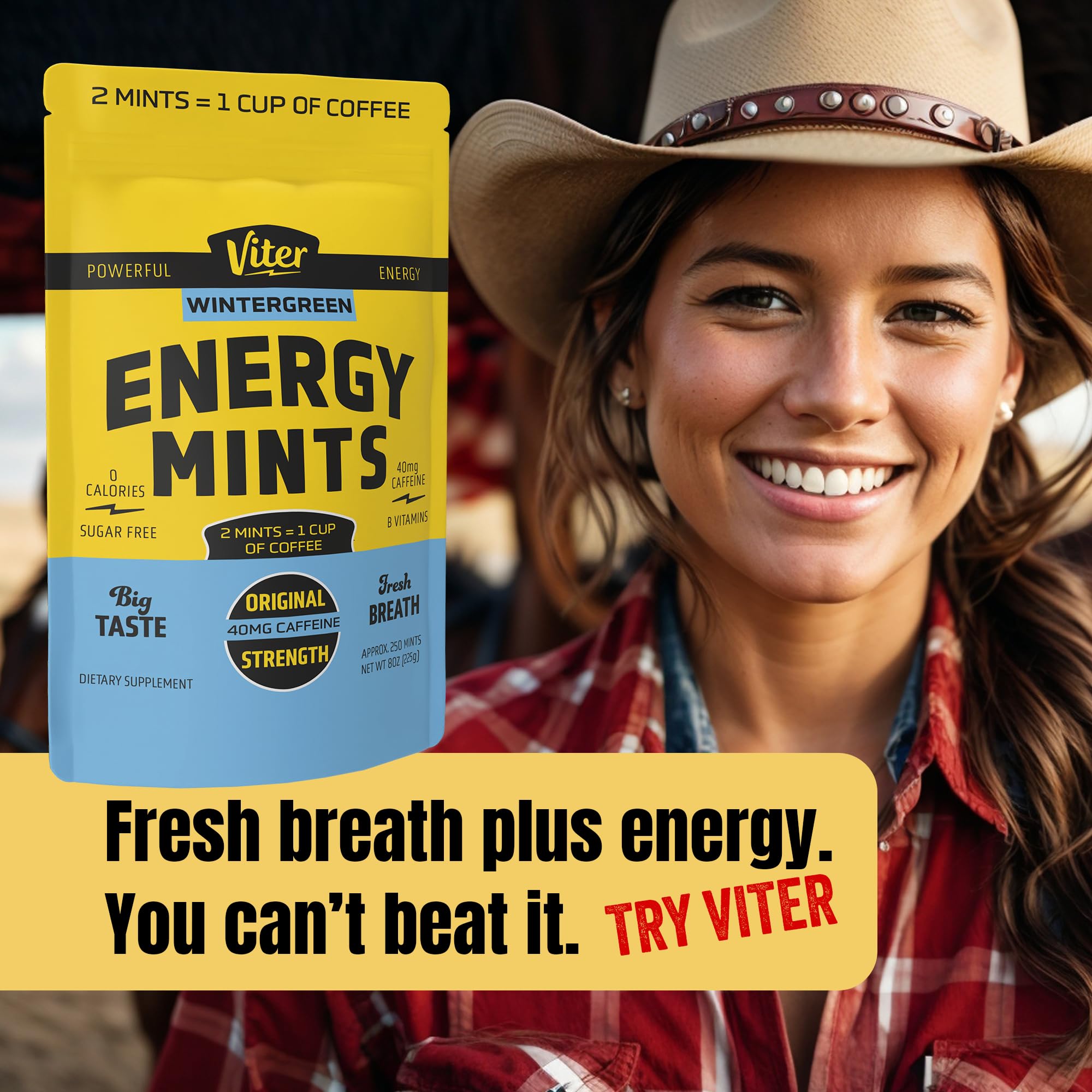 Viter Energy etiqueta nutricional y lista de ingredientes clara y útil