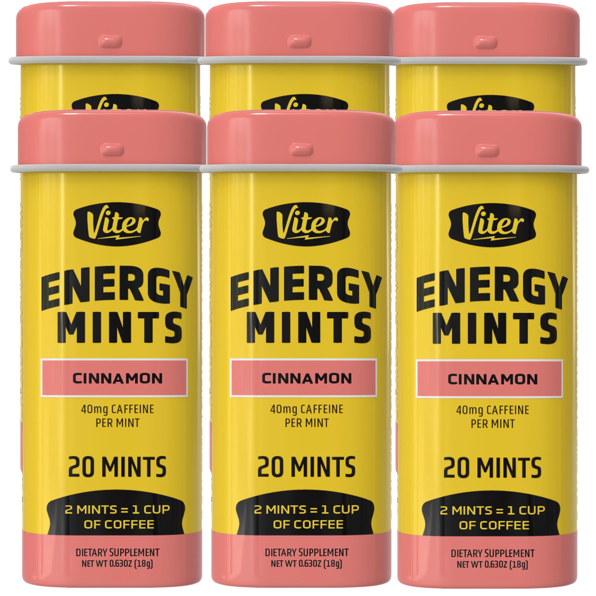 Viter Energy lata frontal sabor canela mostrando diseño y beneficio energizante
