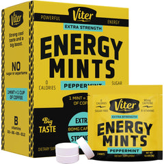 Viter Energy empaque frontal mostrando 80 mg y beneficios
