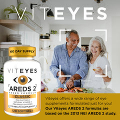 Viteyes softgel en primer plano texturas suaves para fácil ingestión
