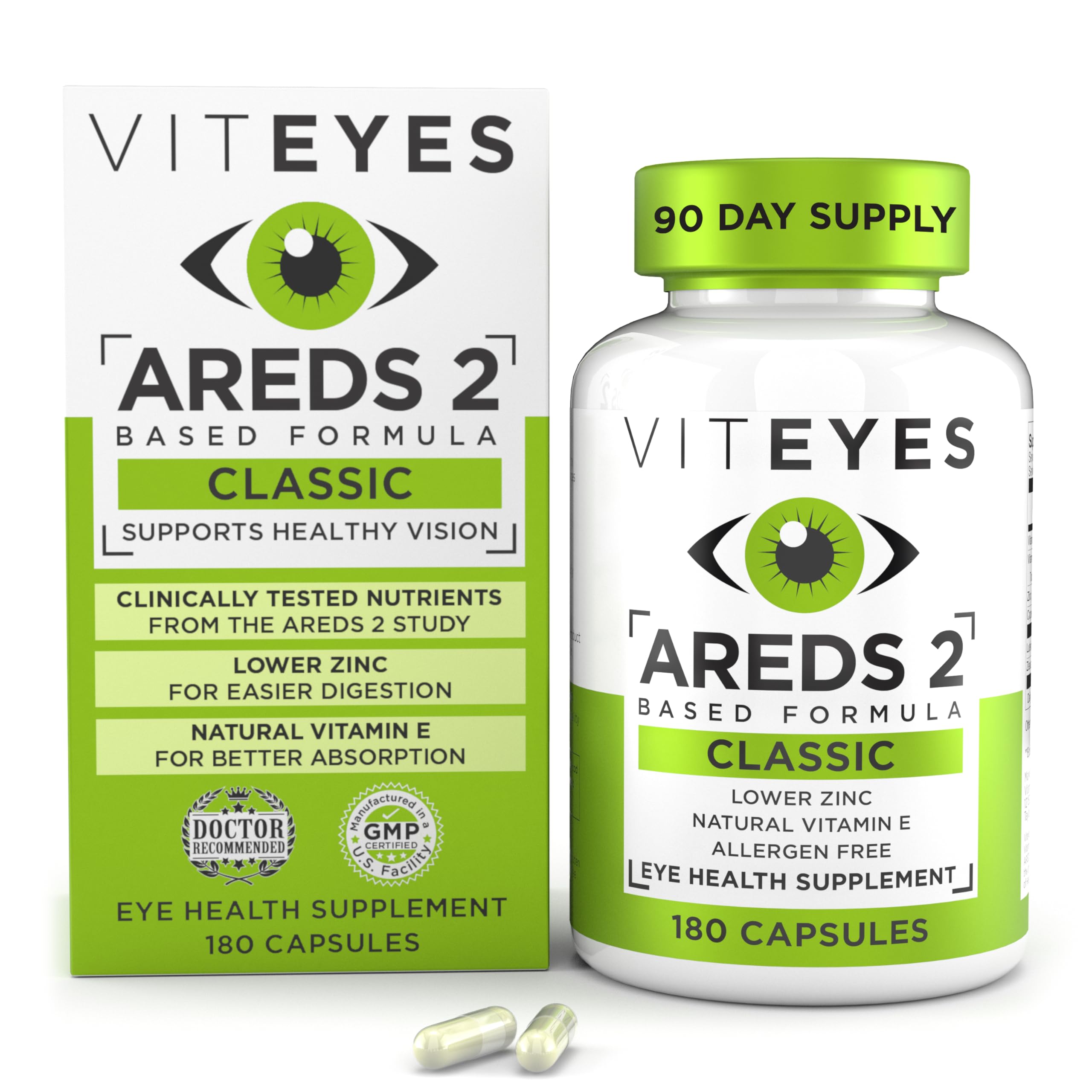 Viteyes empaque frontal mostrado, confianza profesional y dosificación clara