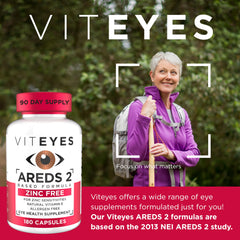 Viteyes detalle de cápsulas para apreciar tamaño y textura, fácil de tragar