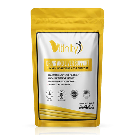 VITINITY frente del empaque mostrando producto y propósito claro
