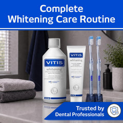 Presentación Vitis en ambiente de baño dando aspecto profesional y cuidado