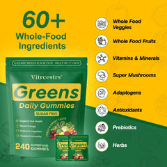 Vitrcestrs detalle de etiqueta con lista de ingredientes y vitaminas