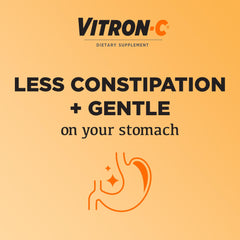 Vitron-C explicación visual de carbonyl iron para absorción suave