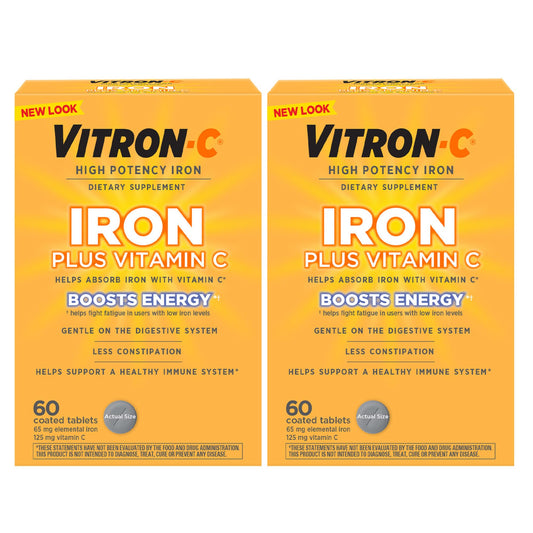 Vitron-C frontal del envase mostrando beneficios y formato