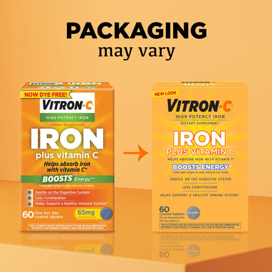 Vitron-C primer plano de tabletas para ver textura y tamaño