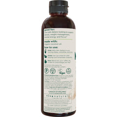 Viva Naturals aceite MCT en aderezo de ensalada para sabor ligero