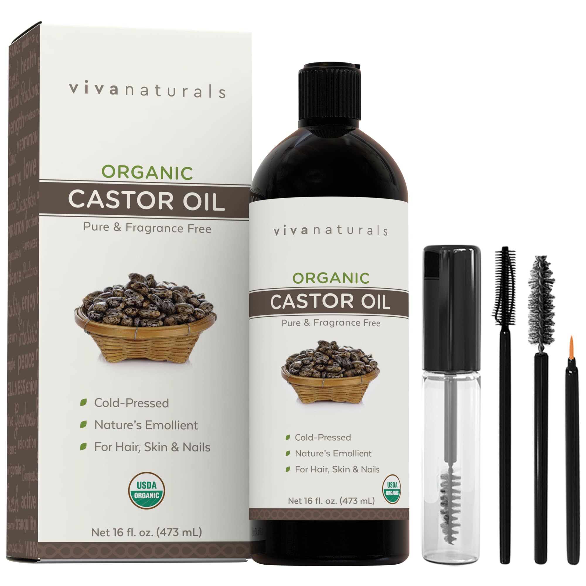 Viva Naturals botella delantera mostrando formato grande y beneficio de ahorro