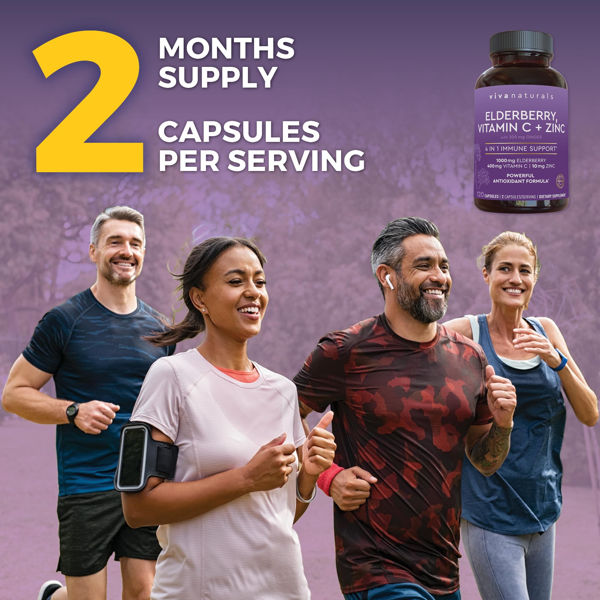 Viva Naturals cápsula abierta mostrando polvo fino y concentración