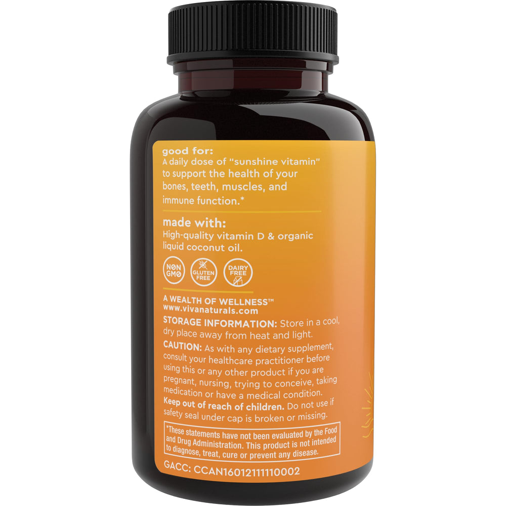 Viva Naturals cápsula junto a monedas para comparar tamaño y compactibilidad