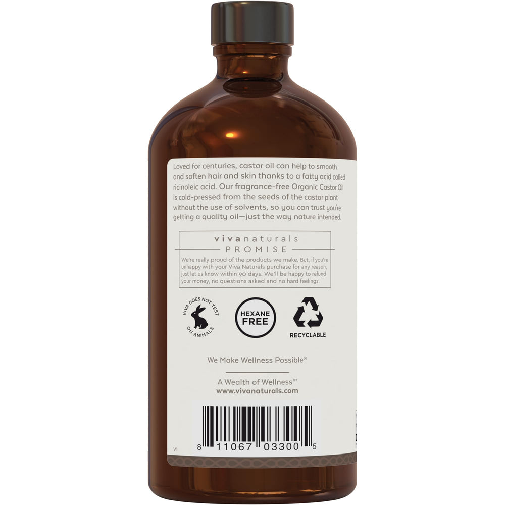 Viva Naturals detalle del tapón y vidrio que reduce plástico y conserva pureza