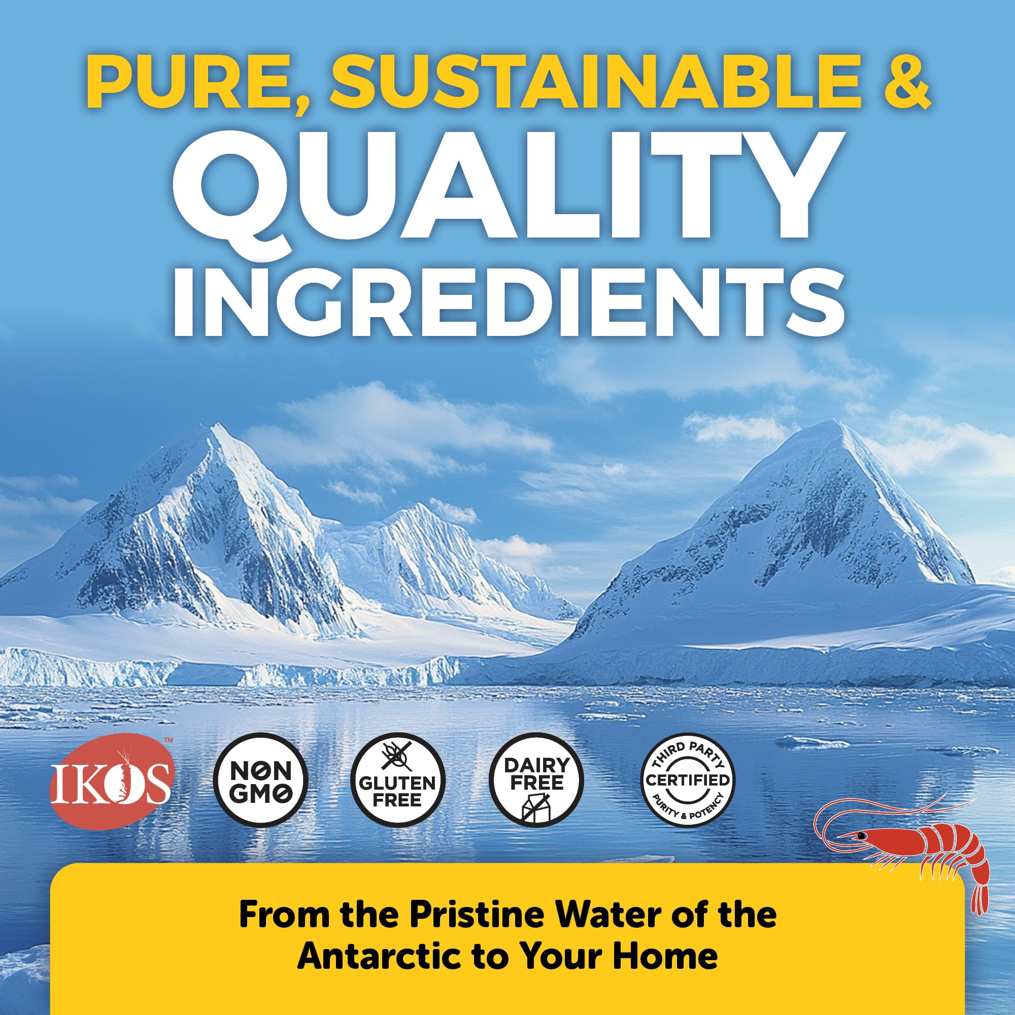 Viva Naturals etiqueta nutricional con EPA, DHA y astaxantina claros