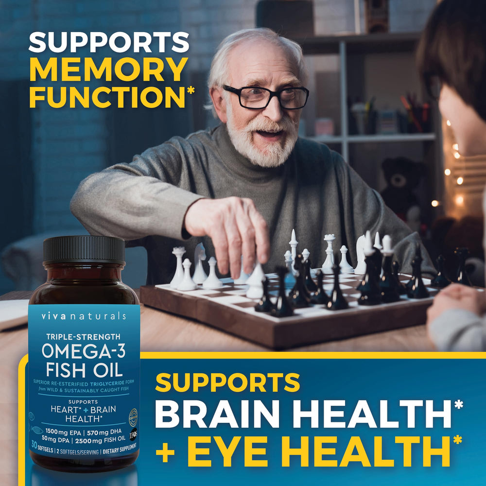 Viva Naturals cápsulas junto a ingredientes marinos naturales