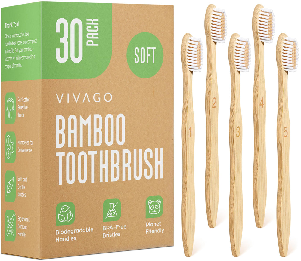 VIVAGO cepillo frontal con empaque reciclable, muestra sostenibilidad