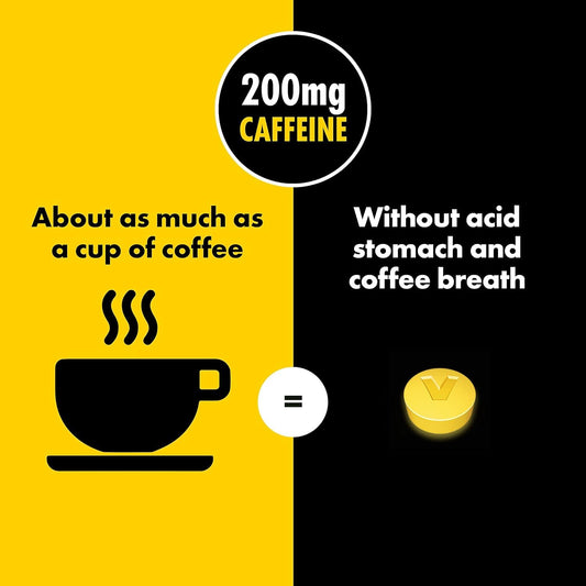 Vivarin 40-tablets pack front shows convenient everyday energy.