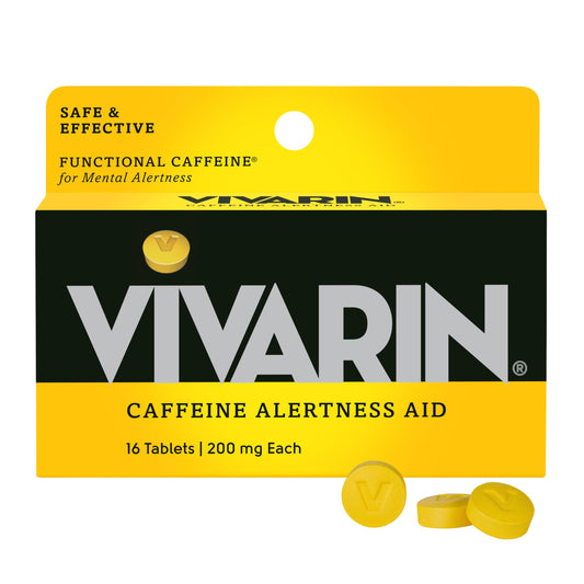 Vivarin pildoras cafeina 200 mg detalle para energia sostenida