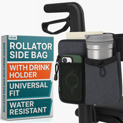 Vive bolsa frontal mostrando cremalleras y organización, fácil acceso