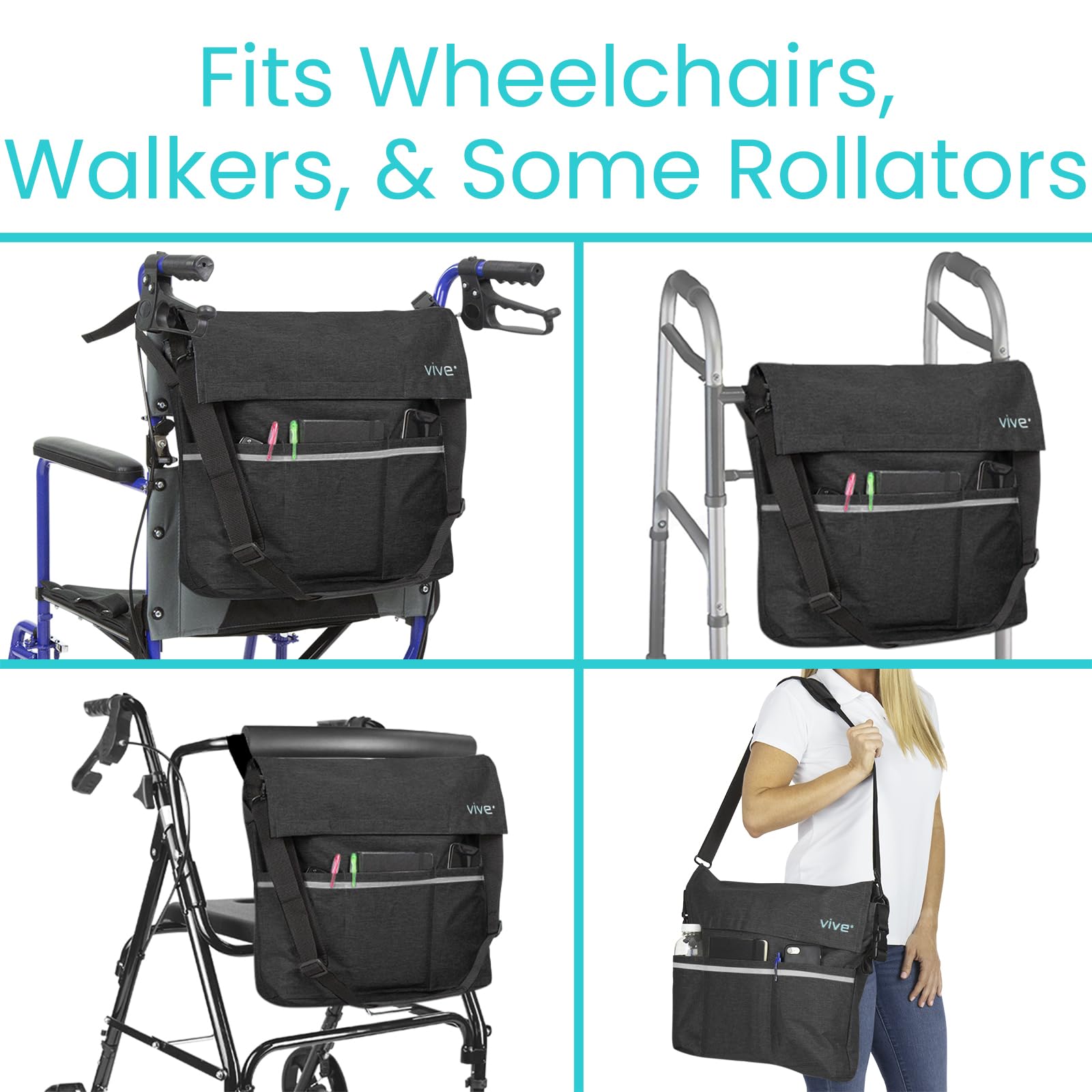 Vive bolsillo interior XL abierto, guarda objetos voluminosos