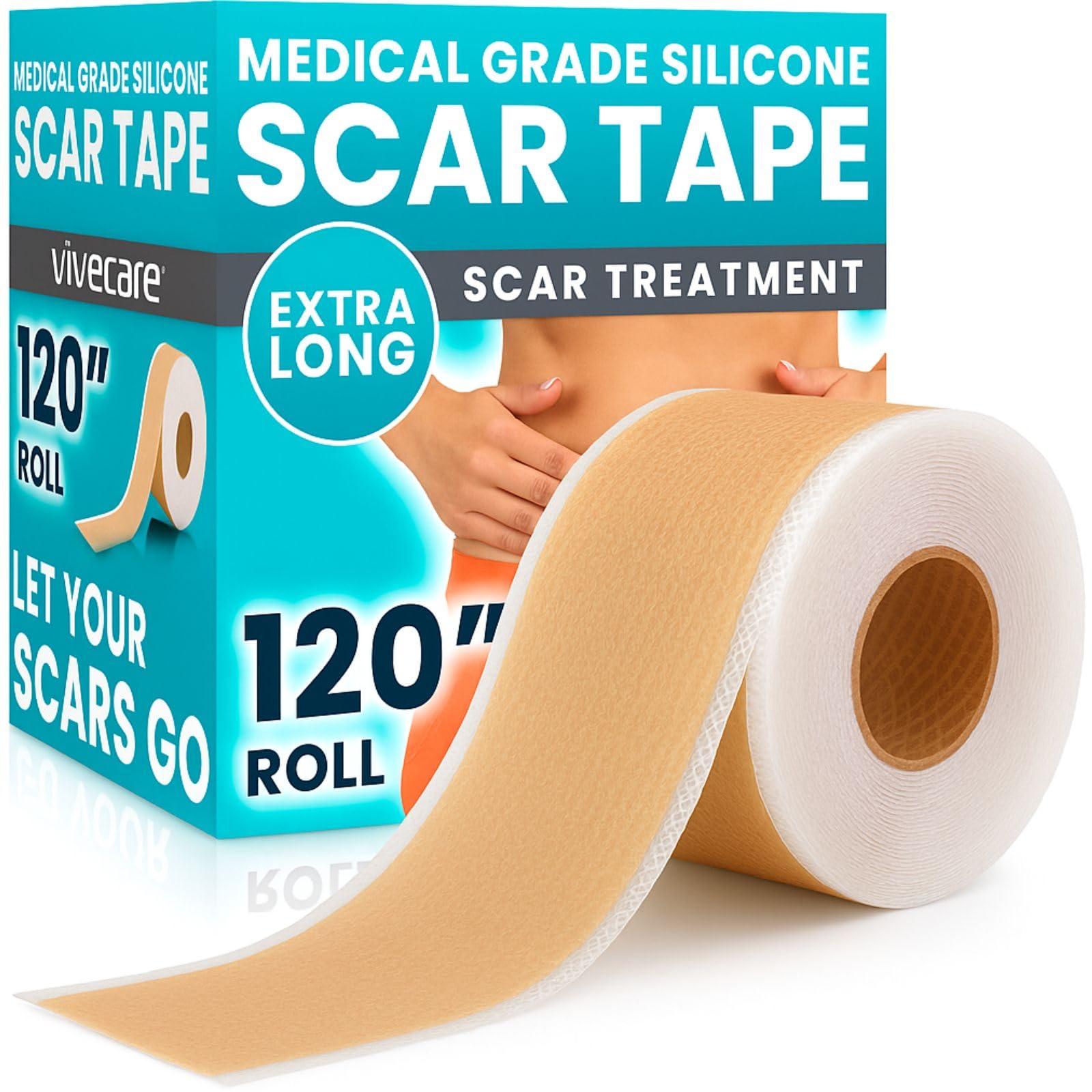Vive Care frente del empaque mostrando el rollo y beneficios
