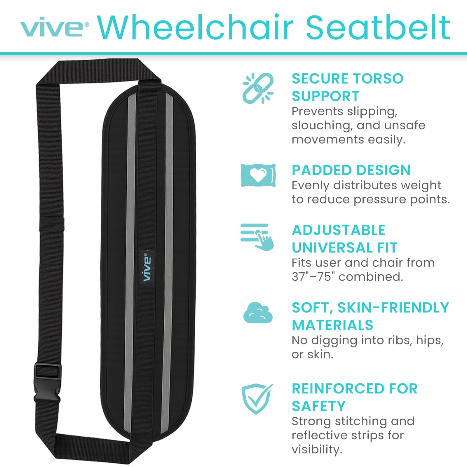 Vive detalle del acolchado suave que evita presión incómoda
