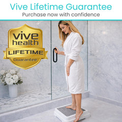 Vive escalón en baño moderno en ambiente lifestyle promoviendo accesibilidad