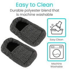 Vive etiqueta del material indicando lavado fácil