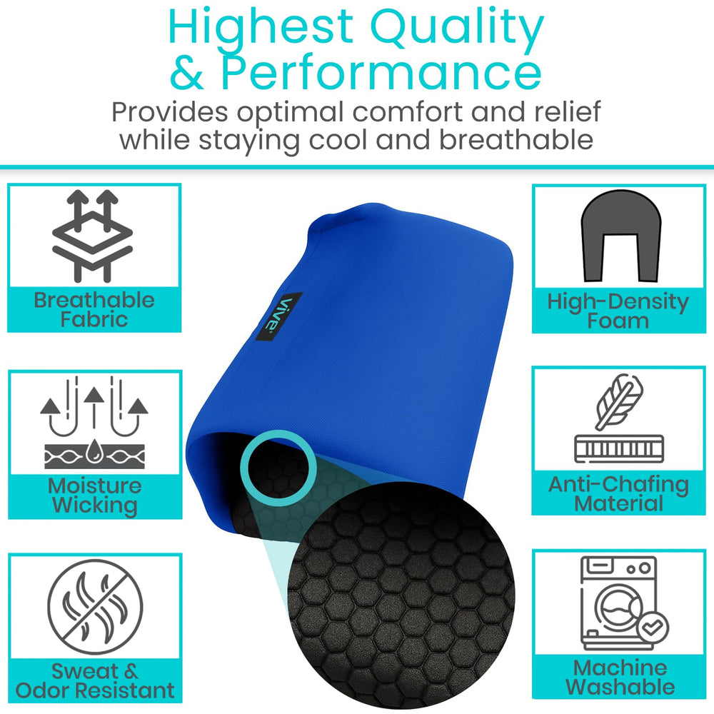 Vive: tejido transpirable de la funda, mantiene la piel fresca