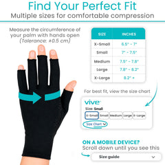 Vive embalaje par de guantes listos para almacenamiento seguro