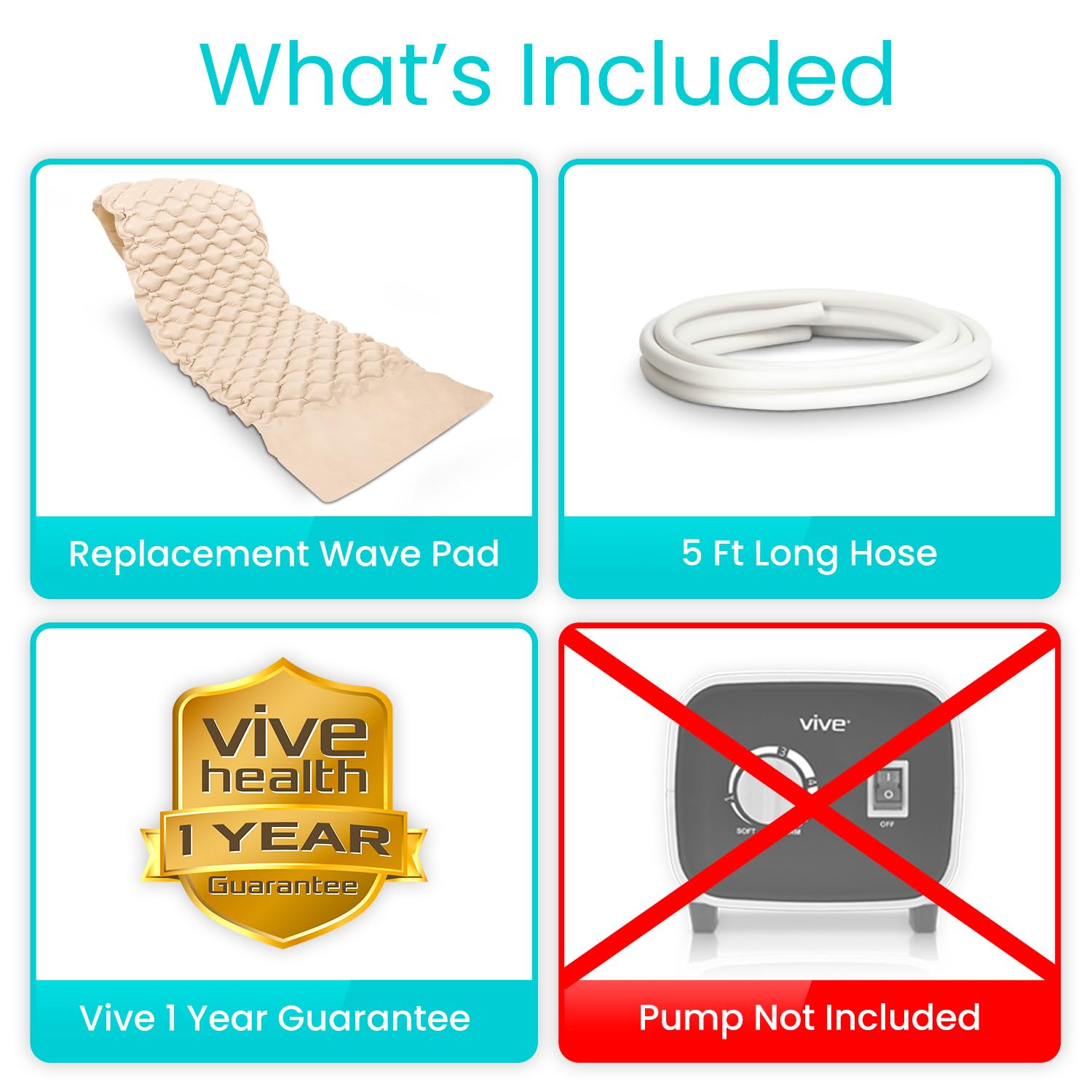 Vive kit de parches incluido para reparaciones rápidas y prolongar uso