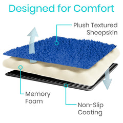 Vive Mobility corte del núcleo de espuma viscoelástica para soporte uniforme