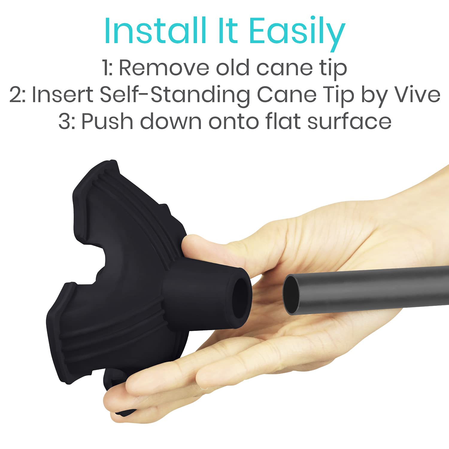 Vive base de cuatro puntos en contacto con el suelo para equilibrio