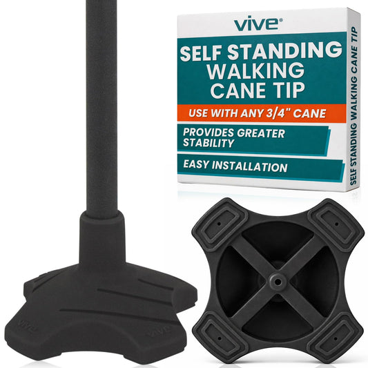 Vive punta cuádruple frontal mostrando la base estable y acceso fácil