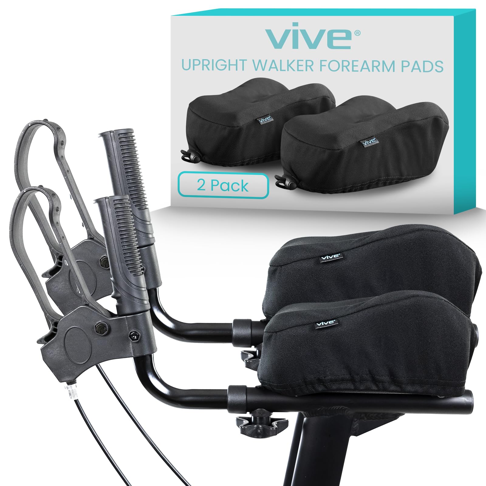 Vive tapones antebrazo vista frontal mostrando acolchado y ajuste beneficioso