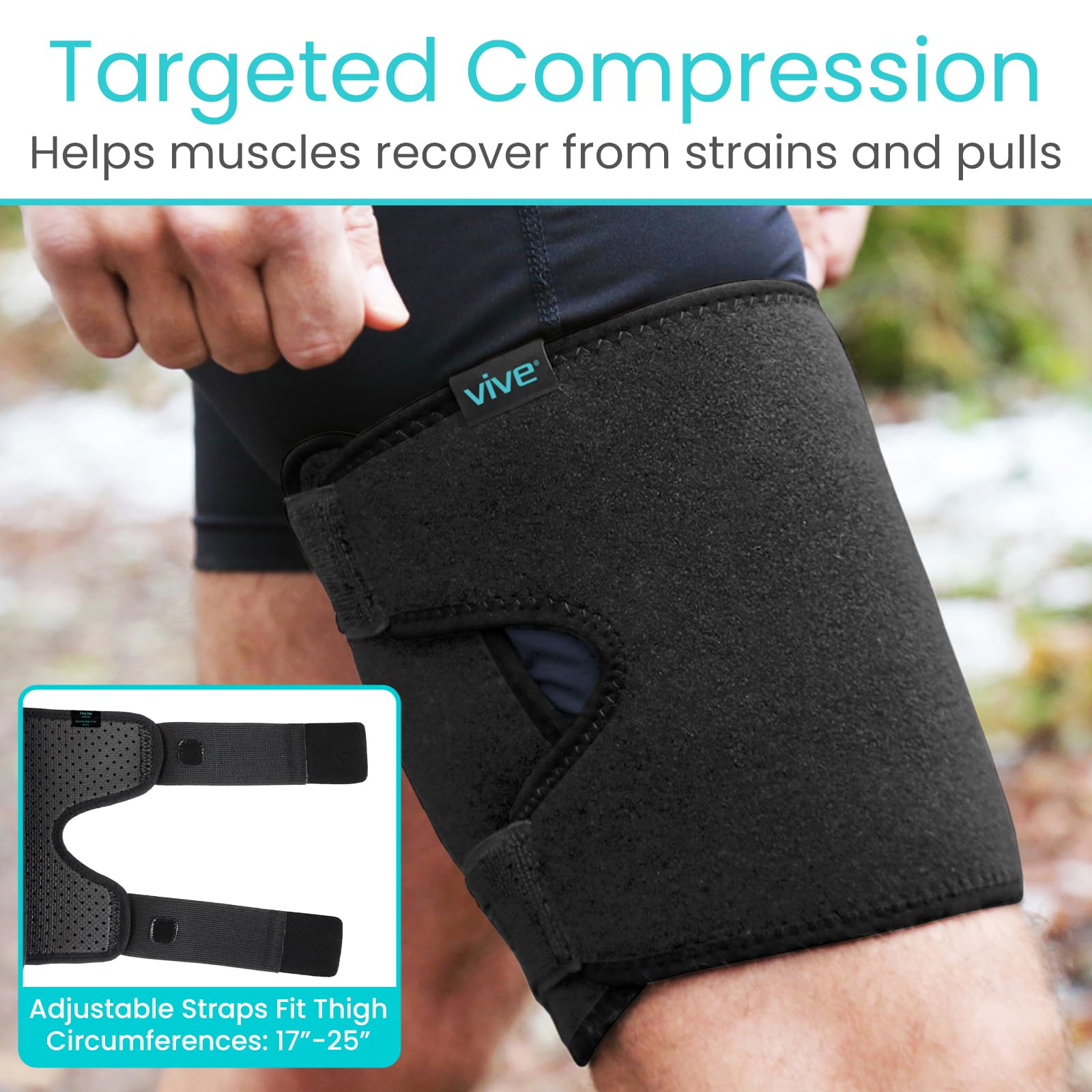 Vive detalle de las correas velcro para ajuste seguro y personalizado